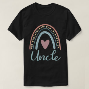 Uncle Cute Family Matching Rainbow  T-Shirt
