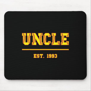 Uncle Est. 1993 Funny Sports Year Established Uncl Mouse Pad