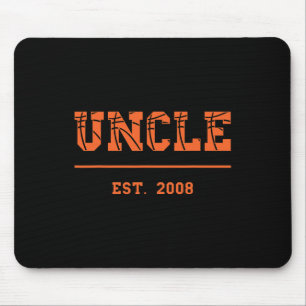 Uncle Est. 2008 Funny Sports Year Established Uncl Mouse Pad