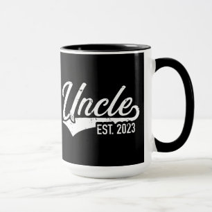 Uncle est. 2023 for pregnancy announcement mug