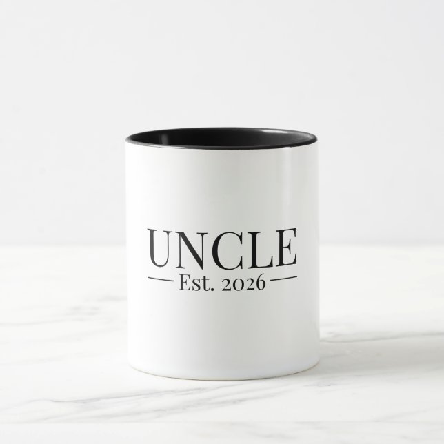 Uncle Established 2026 Mug (Center)