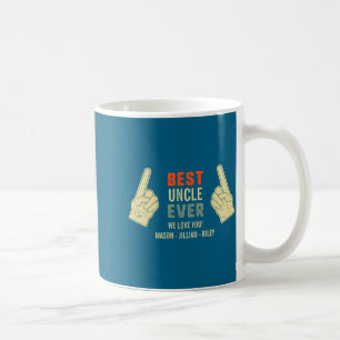 Uncle Ever Inting Finger Niece Nephew Names  Coffee Mug
