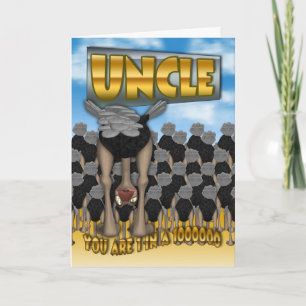 Uncle Father's Day Card - You Are 1 In a 1000000