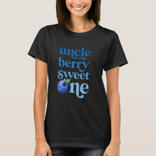 Uncle First Birthday Berry Sweet One Blueberry 1st T-Shirt