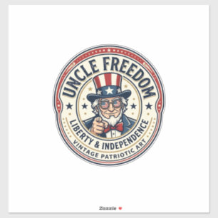 Uncle Freedom Patriotic Uncle Sam Founding Charact