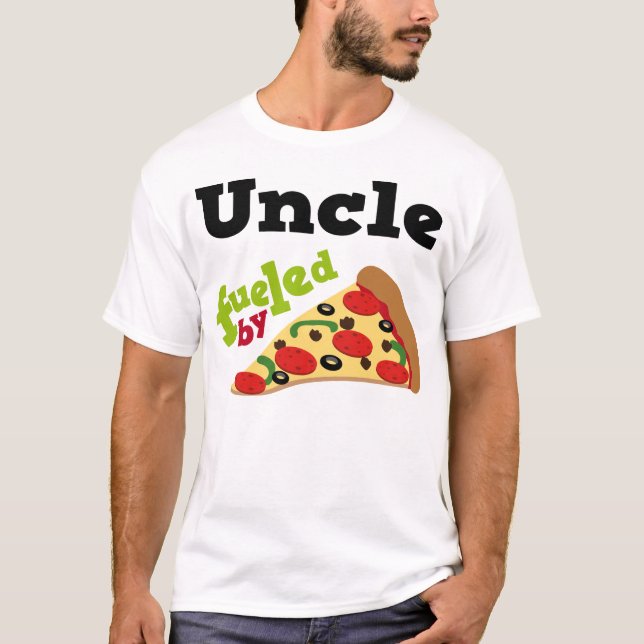 Uncle (Funny) Pizza T Shirt (Front)