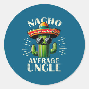 Uncle Funny Shirts Mens Graphic Tees Father Day Un Classic Round Sticker