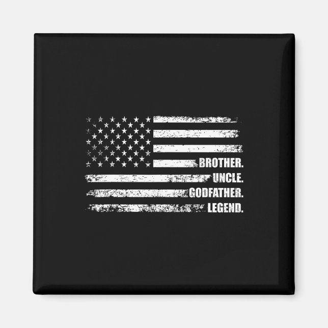 Uncle Godfather Legend Fun Best Funny Uncle  Magnet (Front)