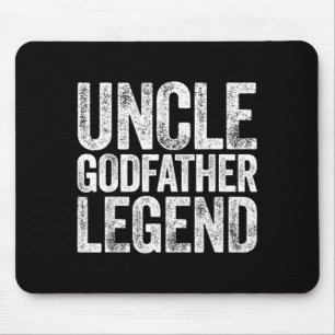 Uncle Godfather Legend Shirt Proposal Bap Fathers Mouse Pad