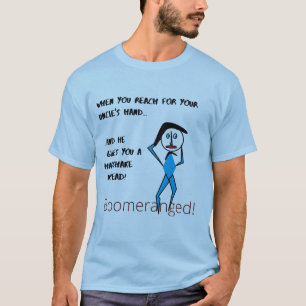 Uncle Handshake - Blue Boomeranged T-Shirt