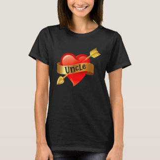 Uncle Heart Love Happy Valentines Day Cupid Uncle T-Shirt