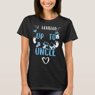 Uncle I Levelled Up To Uncle  Baby Boy Sayings T-Shirt