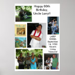 Uncle Larry Rivera 80th Birthday Poster<br><div class="desc">A composite picture of Uncle Larry Rivera,  made for him by DrB (Ka'ani) for his 80th Birthday,  September 14,  2010.</div>