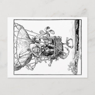 Uncle Lubin - Heath Robinson Postcard