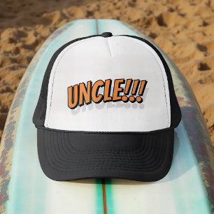 Uncle!!! Modern Simple Cool Comic Trucker Hat