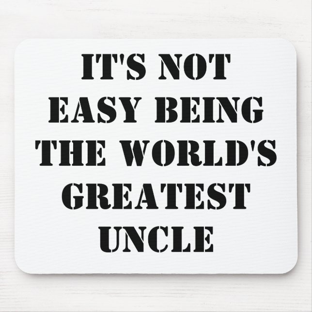 Uncle Mouse Pad (Front)