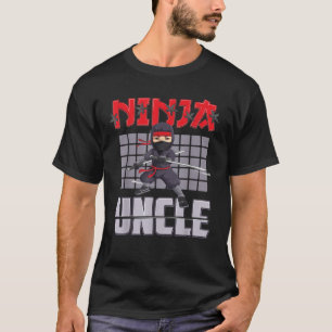 Uncle Ninja Birthday Party Ideas Birthday Ninja Un T-Shirt