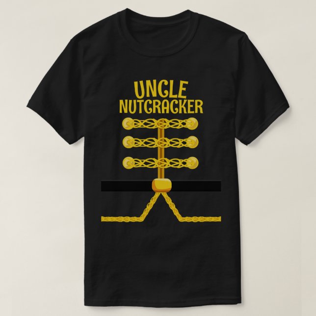 UNCLE Nutcracker Matching Family Christmas T-Shirt (Design Front)