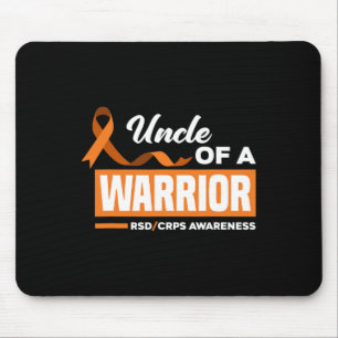 Uncle Of A Warrior Support Supporter RSD CRPS Awar Mouse Pad