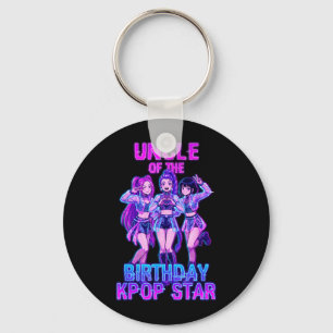 Uncle of Birthday Girl K-p Star Korean p Music Key Ring