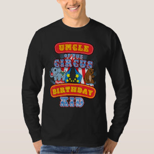 Uncle Of Circus Birthday Kid At Carnival Party Boy T-Shirt