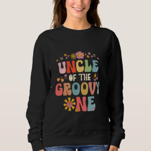 Uncle Of Groovy One Matching Family Birthday Party Sweatshirt