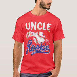 Uncle of Rookie 1st Baseball Birthday Partyheme Ma T-Shirt
