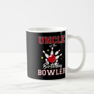 Uncle Of The Birthday Bowler Bday Bowling Party Ce Coffee Mug