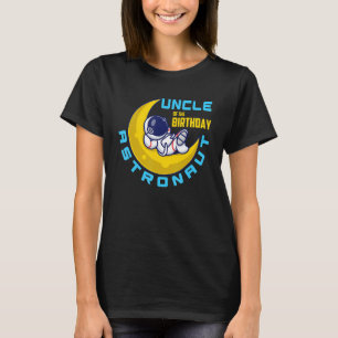Uncle Of The Birthday Boy Astronaut Birthday T-Shirt