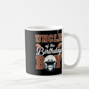 Uncle Of The Birthday Boy Football Party Family Ma Coffee Mug