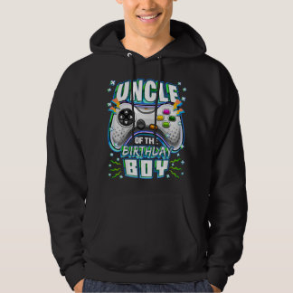 Uncle of the Birthday Boy Matching Video Gamer Par Hoodie