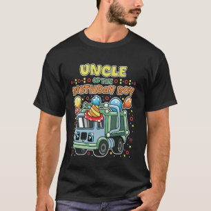 Uncle of the Birthday Boy Recycling Trash Eco Fami T-Shirt