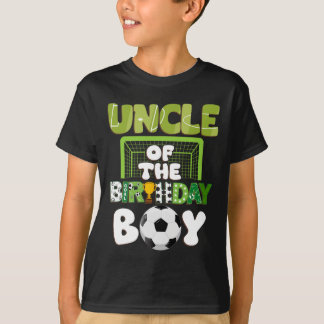 Uncle Of The Birthday Boy Soccer Family Party Deco T-Shirt