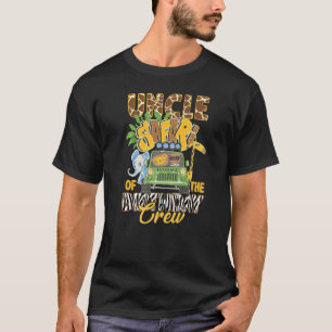 Uncle Of The Birthday Crew Zoo Animal Party Matchi T-Shirt
