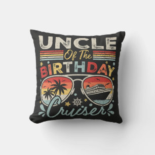 Uncle of the Birthday Cruiser Vacation Cushion