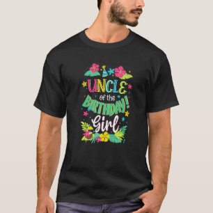 Uncle Of The Birthday Girl Aloha Hawaii Party 1st T-Shirt