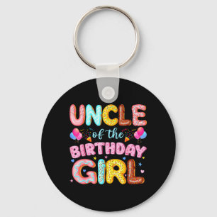 Uncle of The Birthday Girl Do Lover Party Matching Key Ring