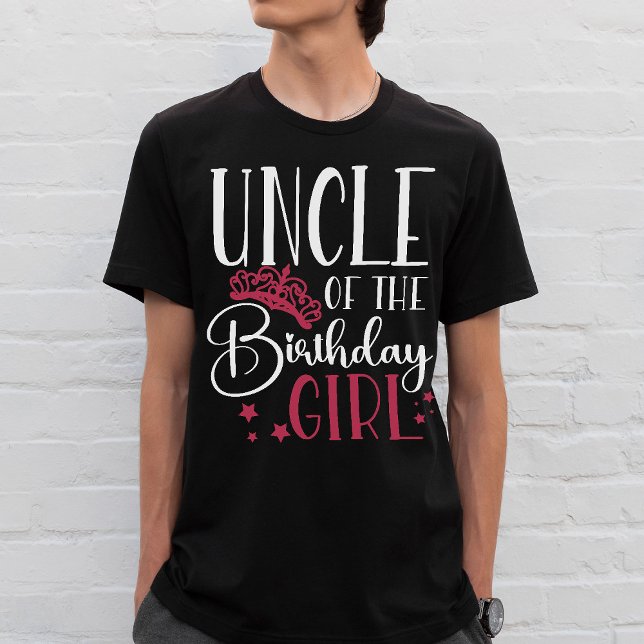 Uncle of the Birthday Girl Squad Custom Matching T-Shirt (Creator Uploaded)