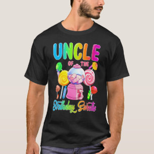 Uncle Of The Birthday Sweetie Candy Girl Matching T-Shirt
