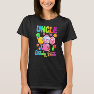 Uncle Of The Birthday Sweetie Candy Girl Matching T-Shirt
