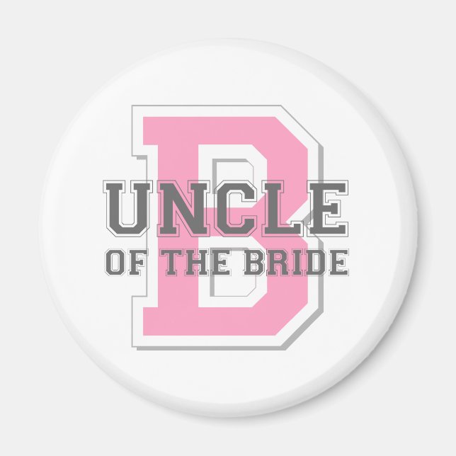 Uncle of the Bride Cheer Magnet (Front)