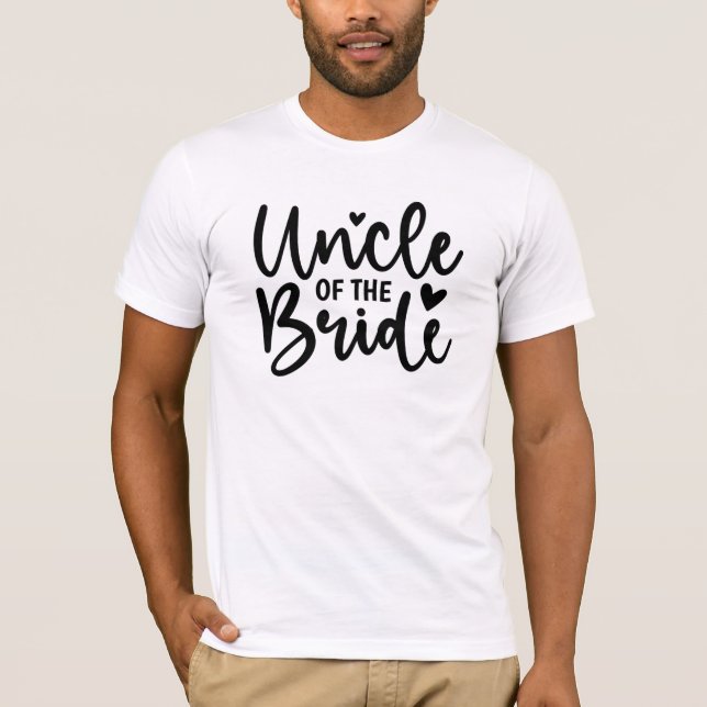 Uncle of the Bride T-Shirt (Front)