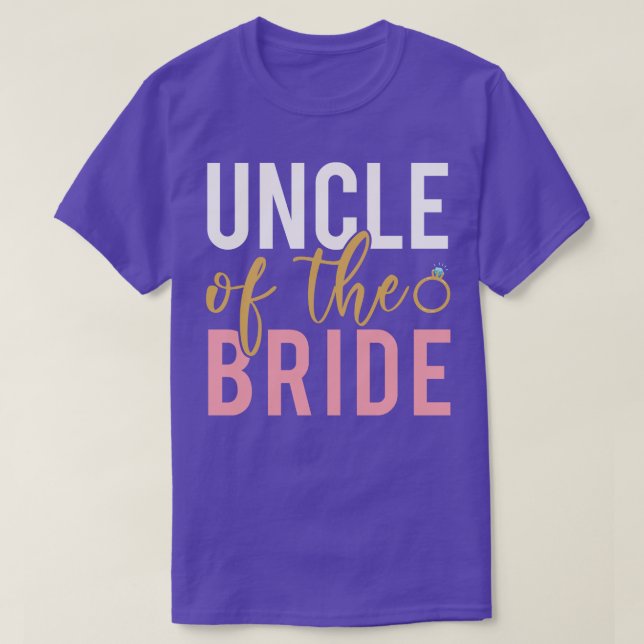 Uncle Of The Bride T-Shirt (Design Front)