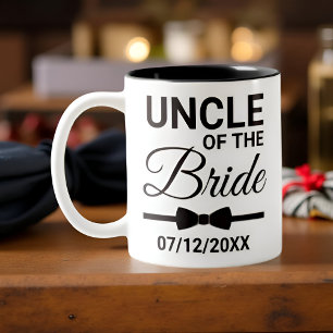 Uncle of the Bride Wedding Keepsake Gift Family Two-Tone Coffee Mug