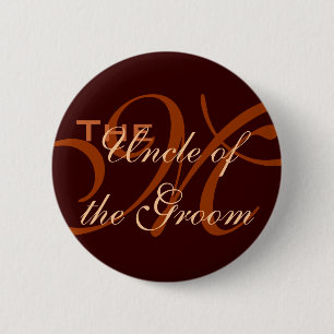 Uncle of the Groom Button