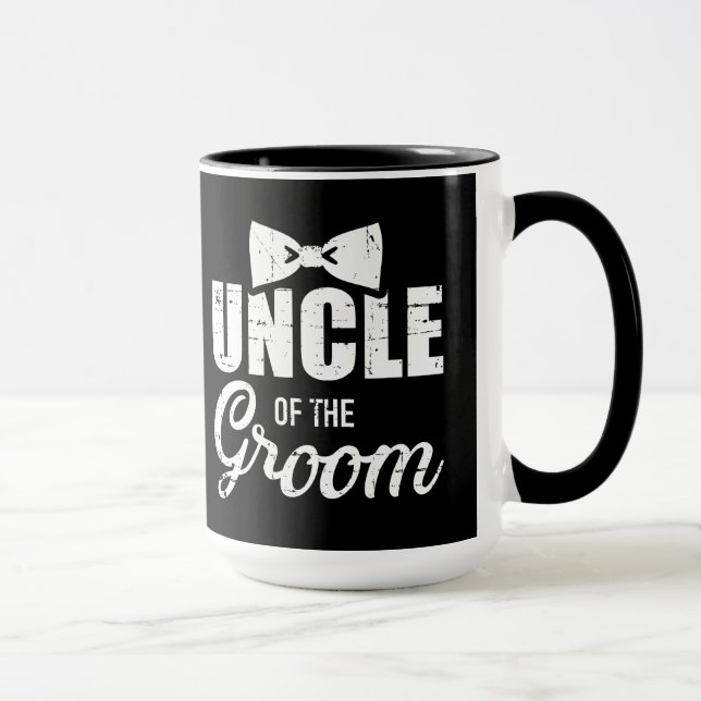 Uncle of the groom for wedding mug (Right)