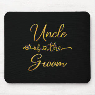 Uncle Of The Groom Wedding Party Idea For Him Mouse Pad