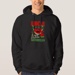 Uncle Of The Little Watermelon Tropical Fruits Sum Hoodie