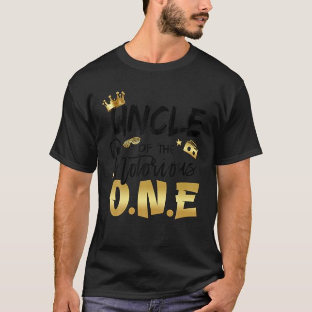Uncle Of The Notorious One Old School Hip Hop 1st  T-Shirt (Front)