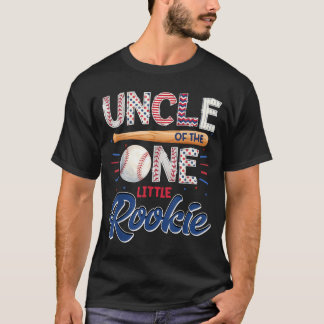 Uncle Of The One Little Rookie Baseball 1st T-Shirt